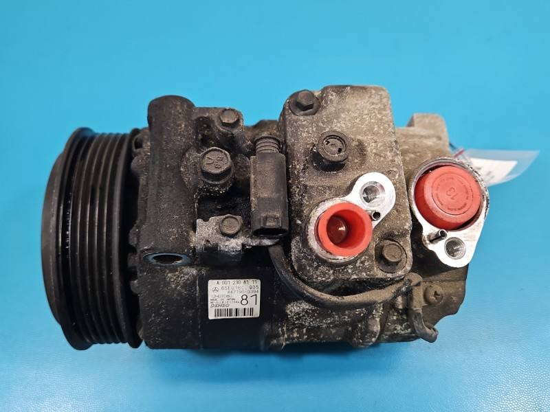 Компресор кондиціонера Mercedes E W211 A0012308111 — фото деталі 6