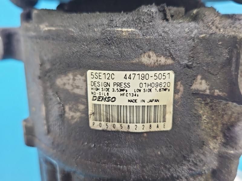 Компрессор кондиционера Dodge Caliber 447190-5051 — фото детали 7