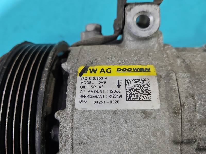 Компрессор кондиционера Skoda Citigo 1S0816803A — фото детали 5