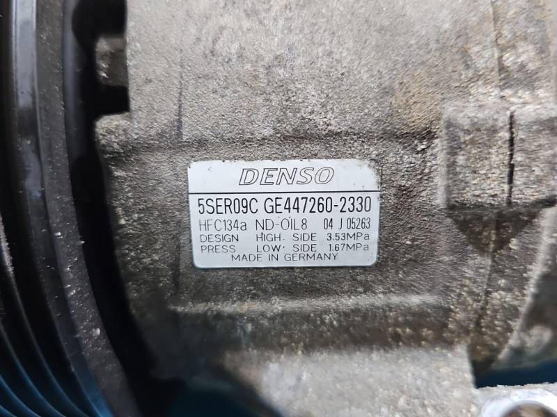 Компресор кондиціонера Toyota Auris 5SER09C — фото деталі 8