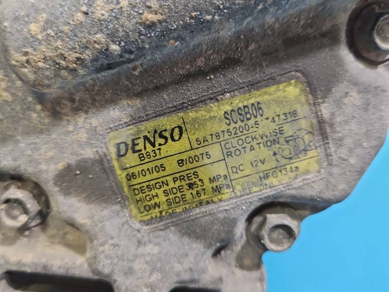 Компрессор кондиционера Fiat Albea SCSB06 — фото детали 6