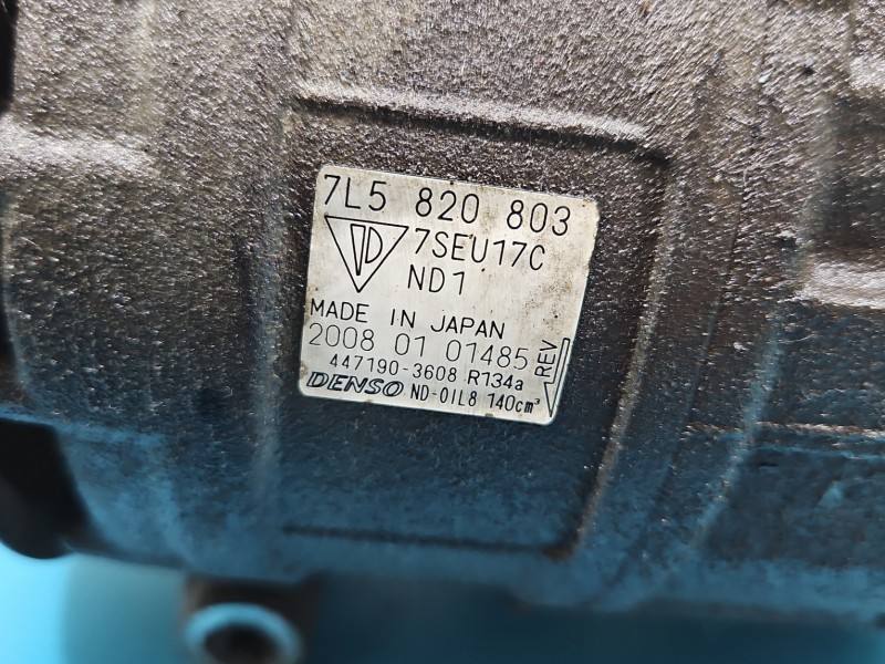 Компрессор кондиционера Porsche Cayenne 7L5820803 — фото детали 6