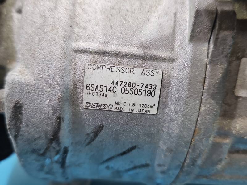 Компресор кондиціонера Mercedes CLA C118 447280-7433 — фото деталі 7