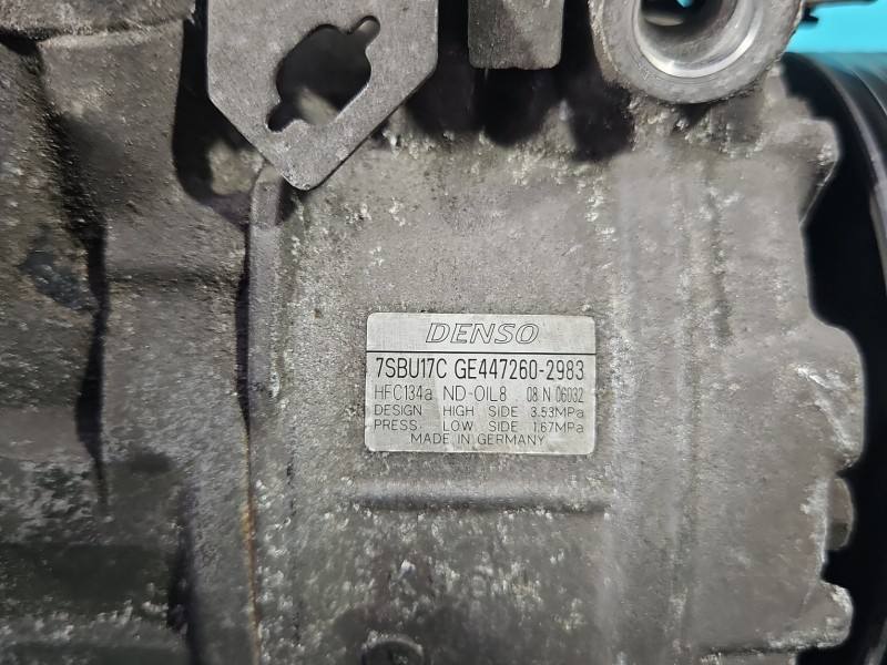 Компрессор кондиционера BMW 7 F01 GE447260-2983 — фото детали 5