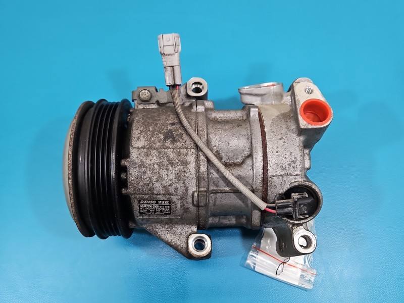 Компресор кондиціонера Toyota Yaris 3 447250-2500 — фото деталі 5