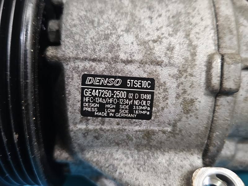 Компресор кондиціонера Toyota Yaris 3 447250-2500 — фото деталі 6