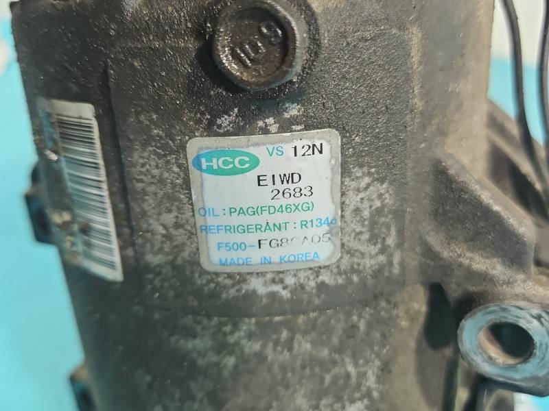 Компресор кондиціонера Kia Venga F500-FG8CA05 — фото деталі 6