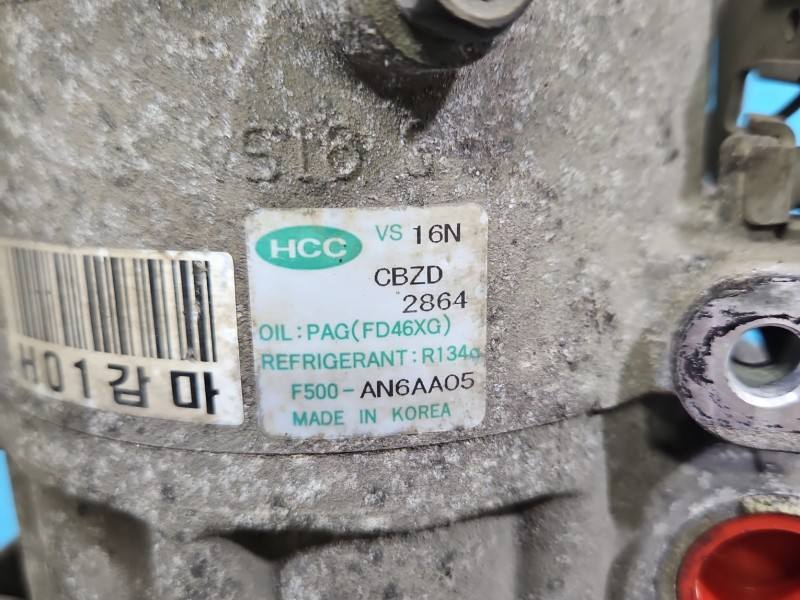 Компресор кондиціонера Kia Ceed F500-AN6AA05 — фото деталі 7
