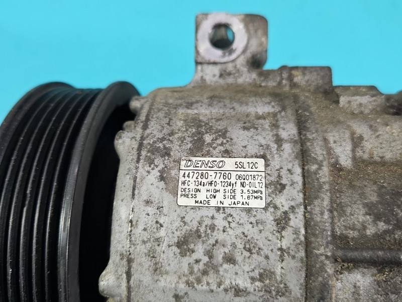 Компрессор кондиционера Suzuki Sx4 447280-7760 — фото детали 4