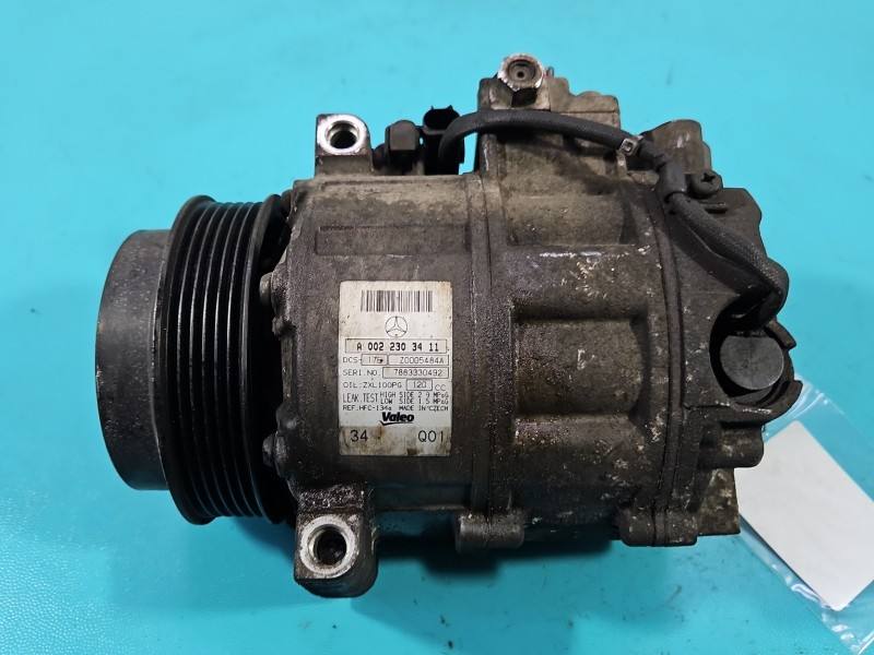 Компрессор кондиционера Mercedes C W204 A0022303411 — фото детали 3