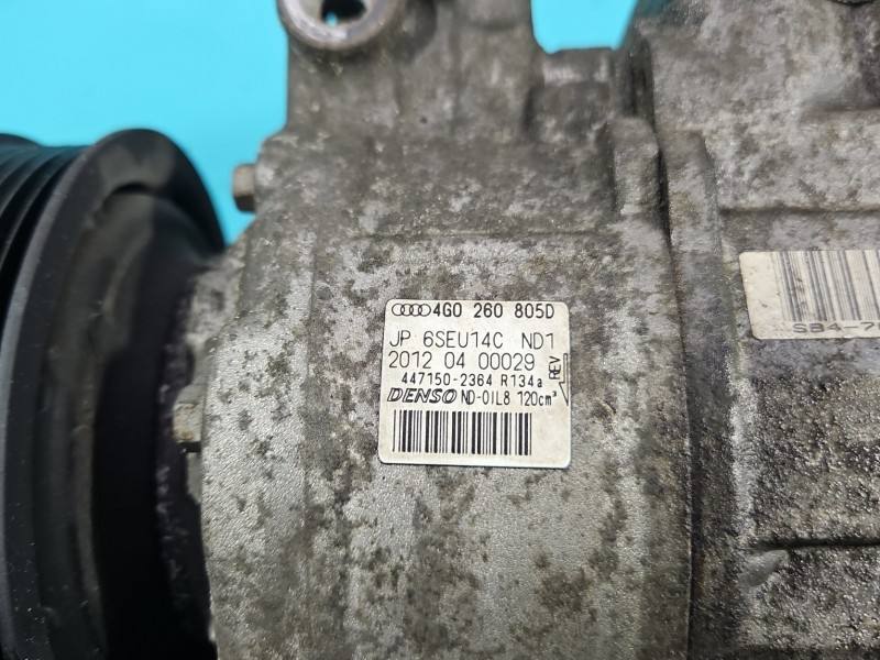 Компресор кондиціонера Audi A6 C7 4G0260805D — фото деталі 5