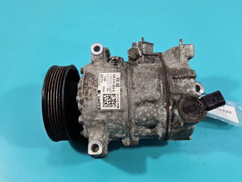 Компрессор кондиционера Skoda Octavia 3 5Q0816803E — фото детали 3