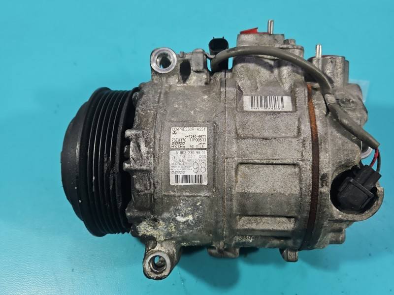 Компресор кондиціонера Mercedes GL X166 447280-6671 — фото деталі 3