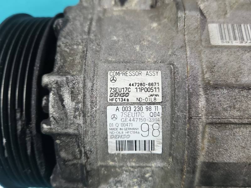 Компресор кондиціонера Mercedes GL X166 447280-6671 — фото деталі 4