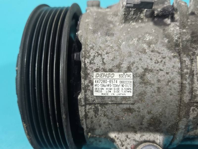 Компрессор кондиционера Toyota Auris 447280-6574 — фото детали 5