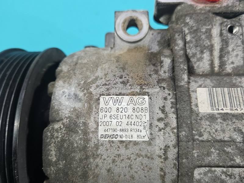Компрессор кондиционера Volkswagen Polo 6Q0820808B — фото детали 5
