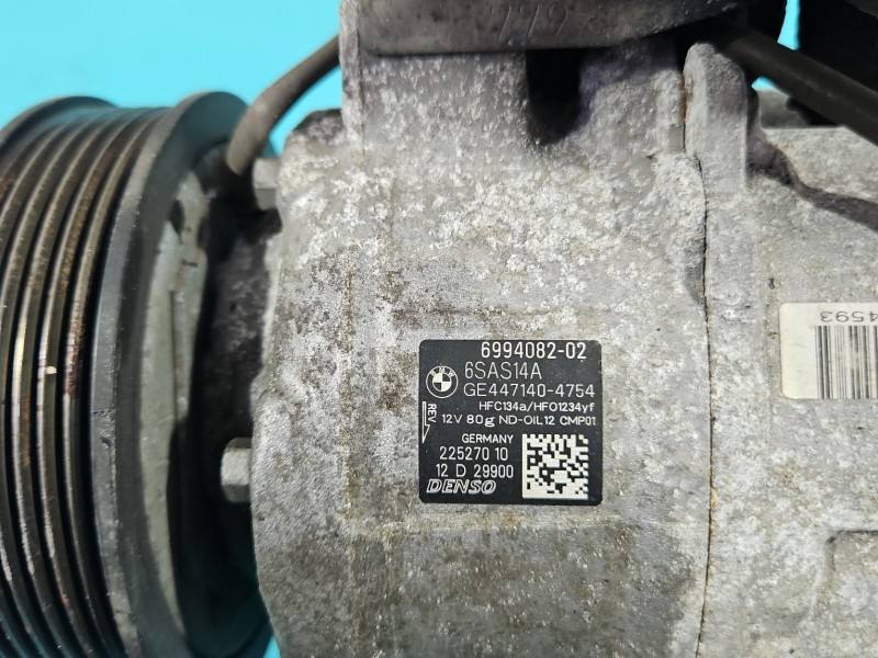 Компресор кондиціонера BMW 3 G20 6994082 — фото деталі 5