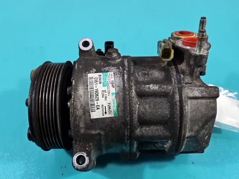 Компрессор кондиционера Ford Focus CV61-19D629-EA — фото детали 3