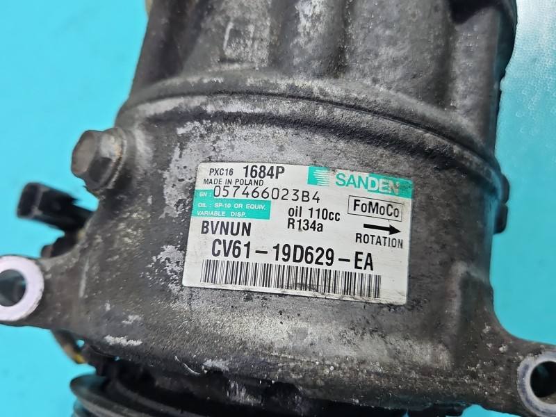 Компрессор кондиционера Ford Focus CV61-19D629-EA — фото детали 5