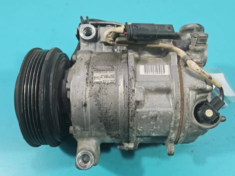 Компрессор кондиционера Mercedes B W246 447280-7423 — фото детали 3