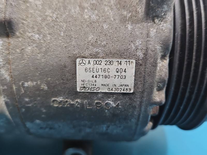 Компресор кондиціонера Mercedes A W169 A0022301411 — фото деталі 5