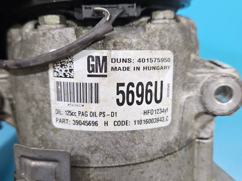 Компресор кондиціонера Opel Meriva B 401575950 — фото деталі 8