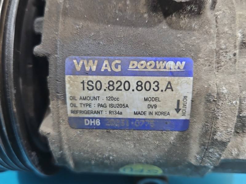 Компресор кондиціонера Skoda Citigo 1S0820803A — фото деталі 10