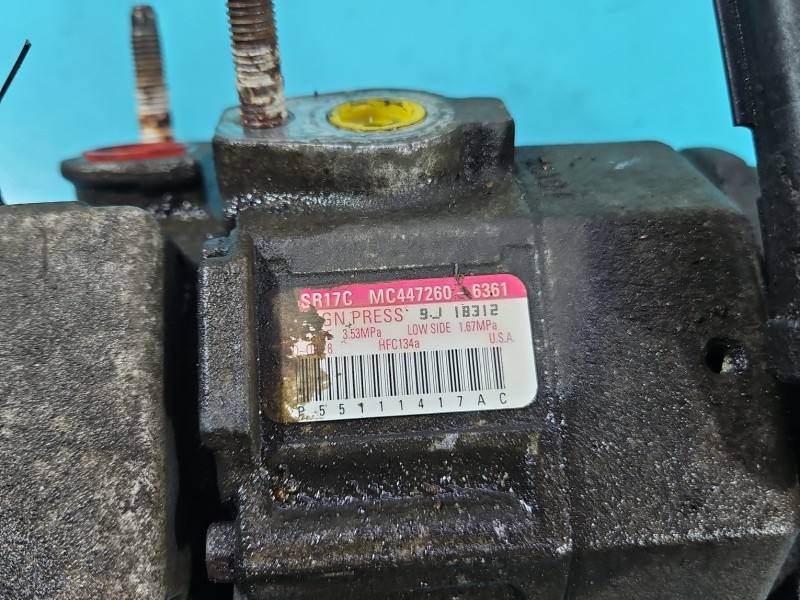Компрессор кондиционера Dodge Caravan 447260-6361 — фото детали 8