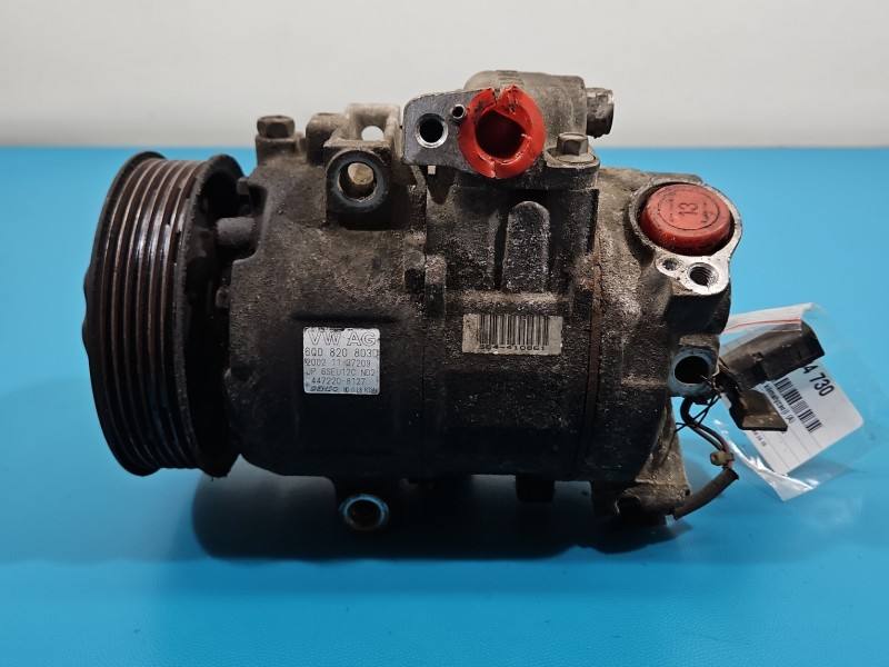 Компресор кондиціонера Seat Ibiza 6Q0820803D — фото деталі 7