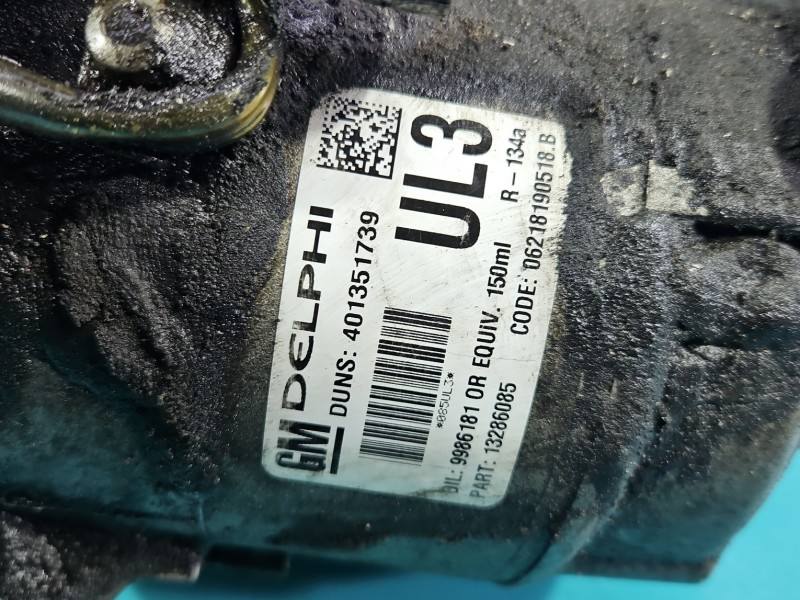 Компрессор кондиционера Opel Astra H 13286085 — фото детали 3