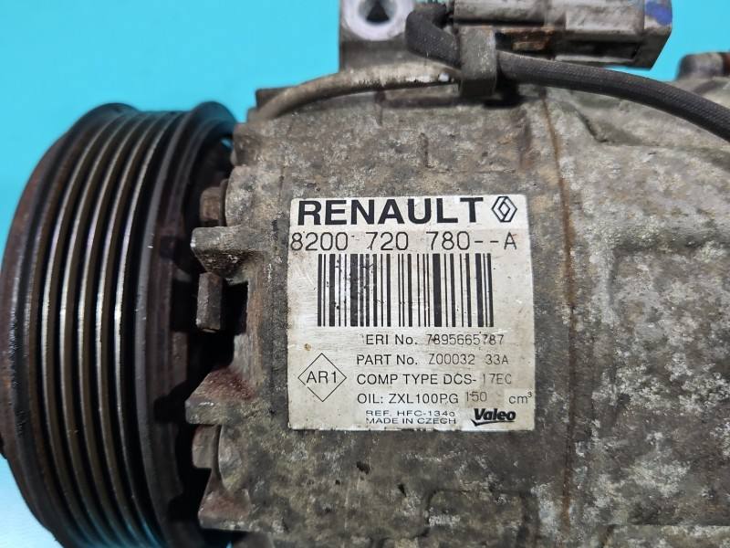 Компресор кондиціонера Renault Laguna 8200720780 — фото деталі 4