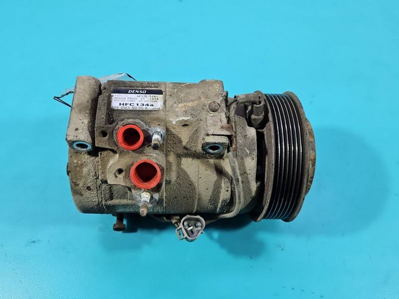 Компресор кондиціонера Toyota Land Cruiser 447220-5261 — фото деталі 3