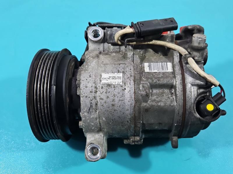 Компрессор кондиционера Mercedes A W176 447280-7433 — фото детали 4