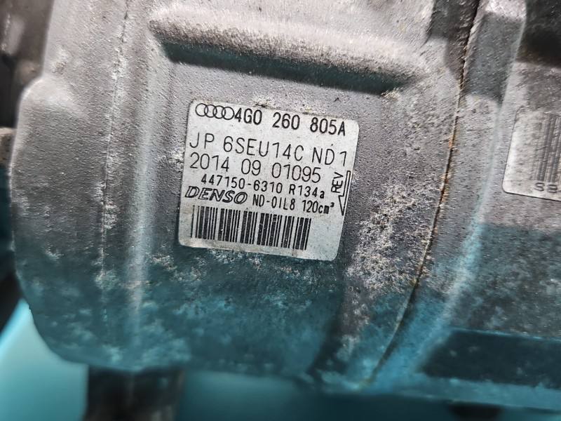 Компресор кондиціонера Audi A6 C7 4G0260805A — фото деталі 7