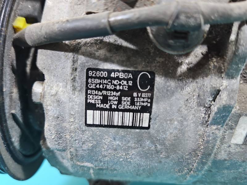Компрессор кондиционера Renault Talisman 92600-4PB0A — фото детали 7