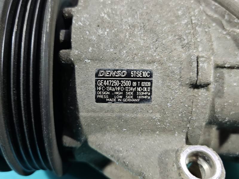 Компрессор кондиционера Toyota Yaris 3 447250-2500 — фото детали 4