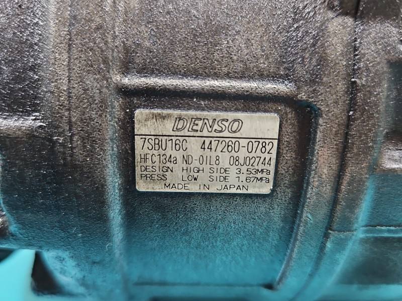 Компресор кондиціонера BMW X3 E83 447260-0782 — фото деталі 8