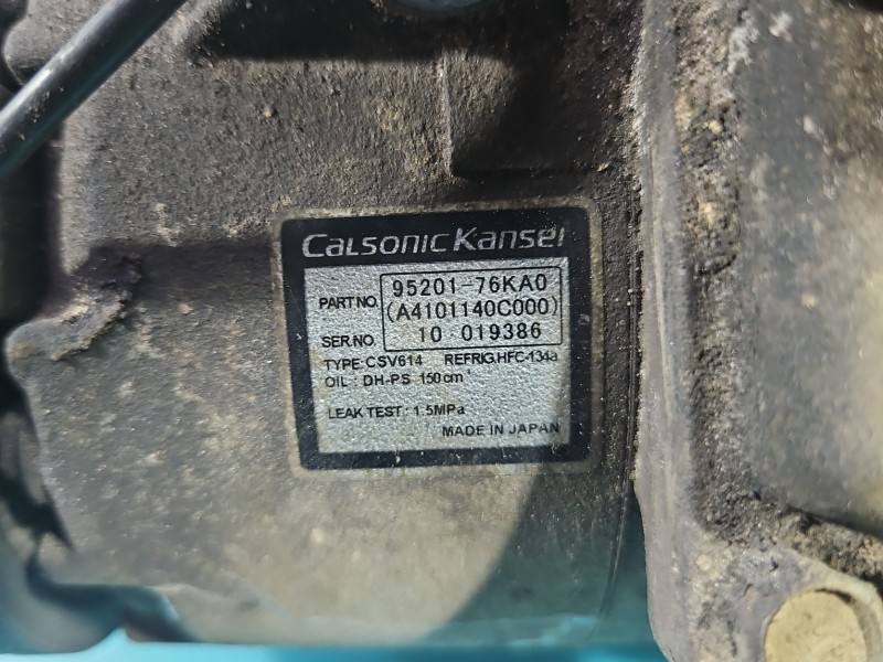 Компрессор кондиционера Suzuki Grand Vitara 95201-76KA0 — фото детали 8