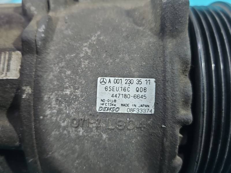 Компресор кондиціонера Mercedes A W169 A0012303511 — фото деталі 11