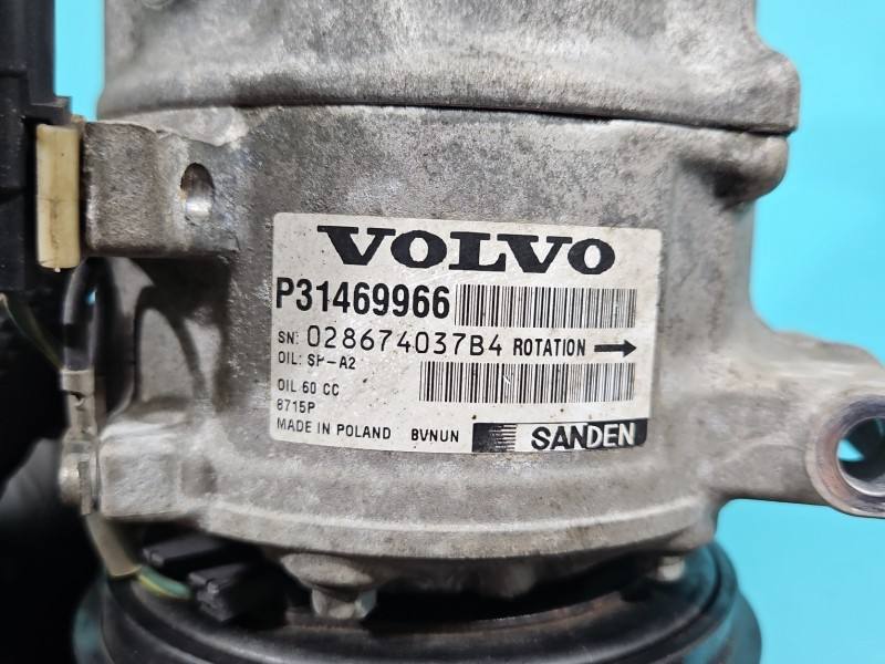 Компресор кондиціонера Volvo V40 31469966 — фото деталі 7