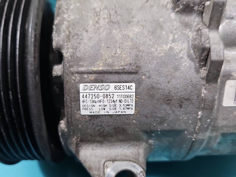 Компрессор кондиционера Toyota Rav4 447250-0852 — фото детали 8
