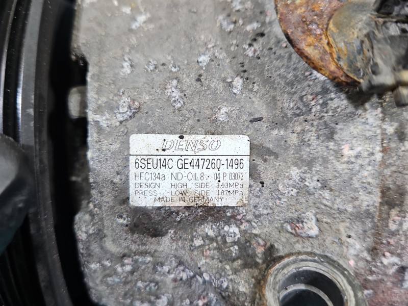 Компресор кондиціонера Toyota Avensis T27 447260-1496 — фото деталі 8