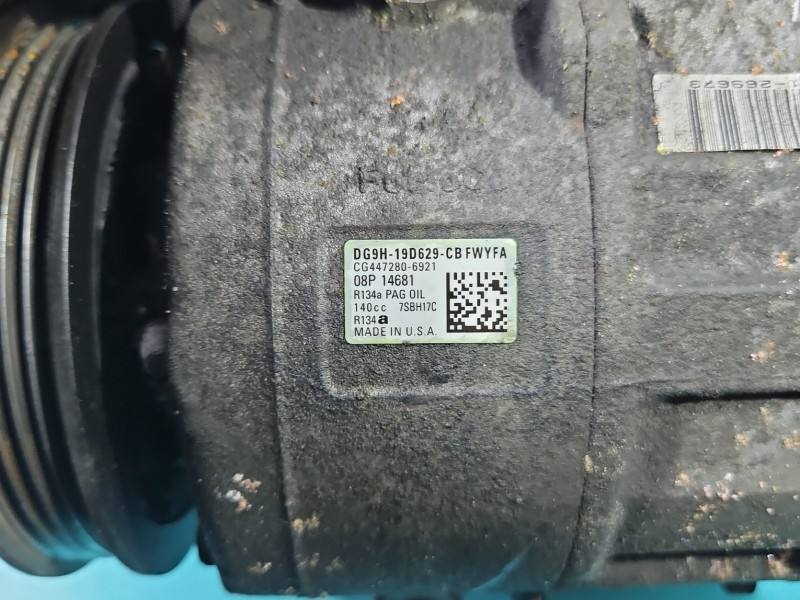 Компресор кондиціонера Ford Fusion DG9H-19D629 — фото деталі 7