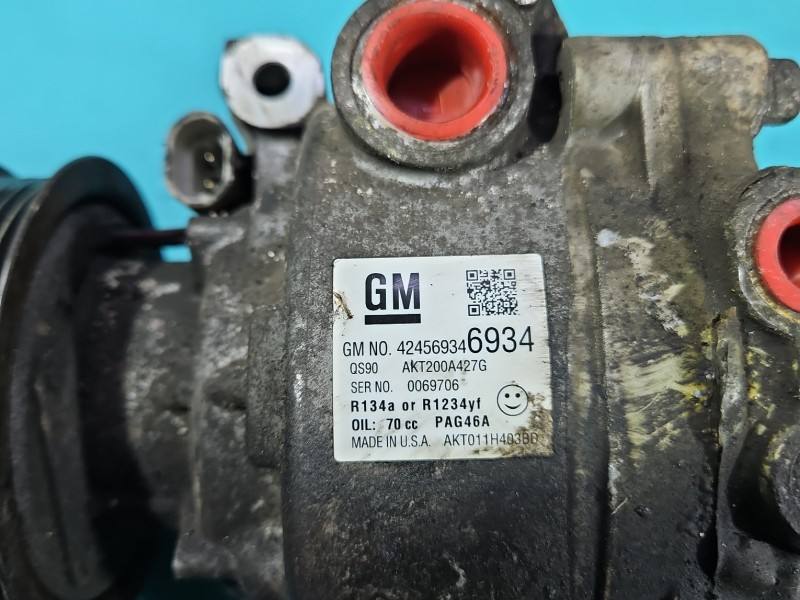 Компрессор кондиционера Opel Mokka 424569346934 — фото детали 3
