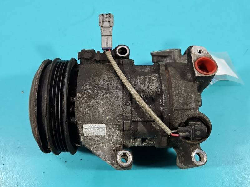 Компрессор кондиционера Toyota Yaris 3 447260-4201 — фото детали 3
