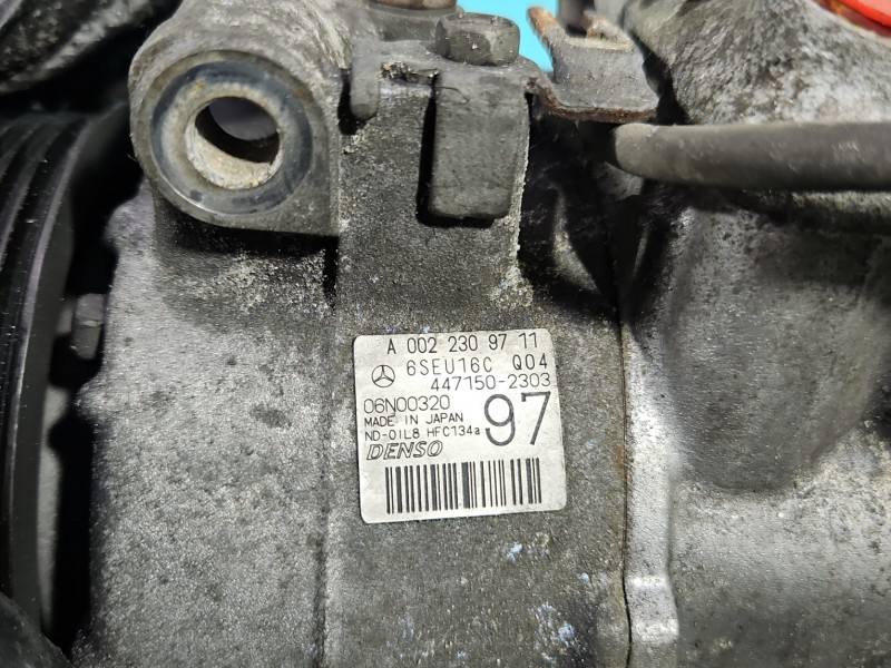Компресор кондиціонера Mercedes CLS C218 A0022309711 — фото деталі 7