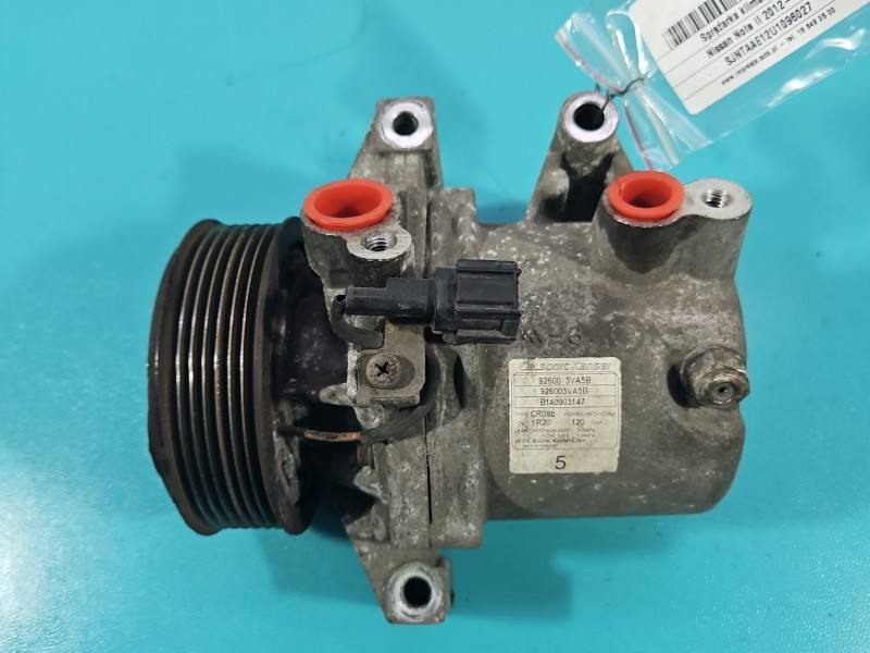 Компресор кондиціонера Nissan Note 926003VA5B — фото деталі 2