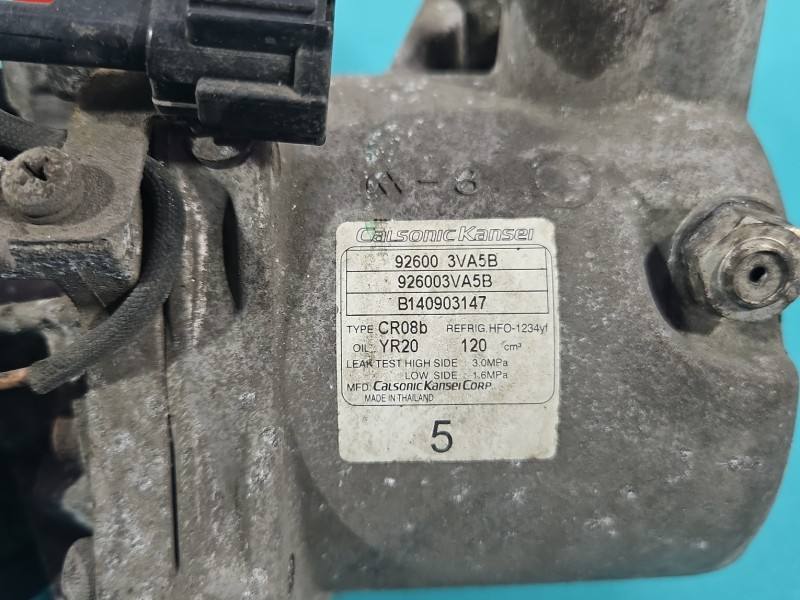 Компресор кондиціонера Nissan Note 926003VA5B — фото деталі 3