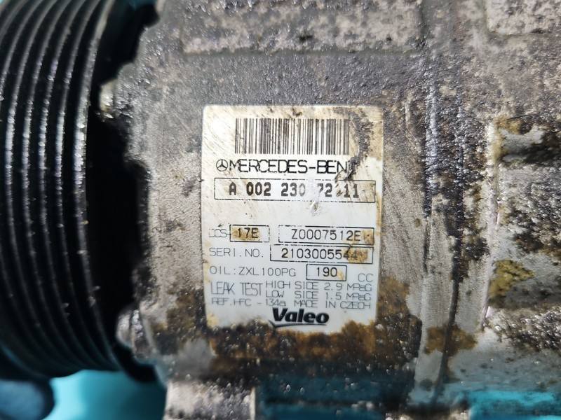 Компресор кондиціонера Mercedes Vito A0022307211 — фото деталі 5
