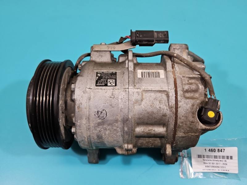 Компресор кондиціонера BMW X3 G01 6994082-02 — фото деталі 6
